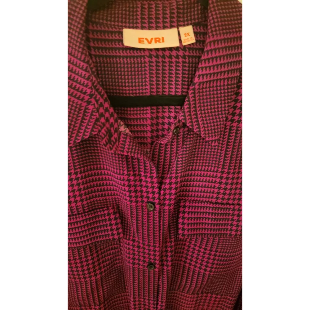 Dress-EVRI Houndstooth Dress - Picture 2 of 4